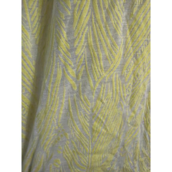 Torrid Women's Plus Size Yellow & White V-Neck Boho Shirt Size 2 2X - Picture 4 of 4